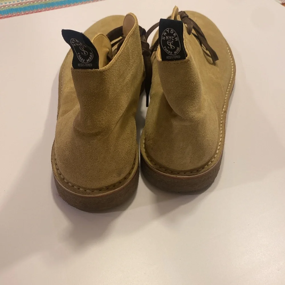 Todd Snyder Nomad Suede Boots in Tan Sz 14. NWOB